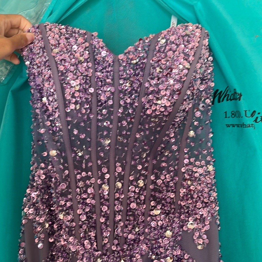 this is my prom dress that i got a couple years ago from Whatchamacallit in DTX